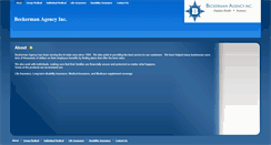 Desktop Screenshot of beckermanagency.com